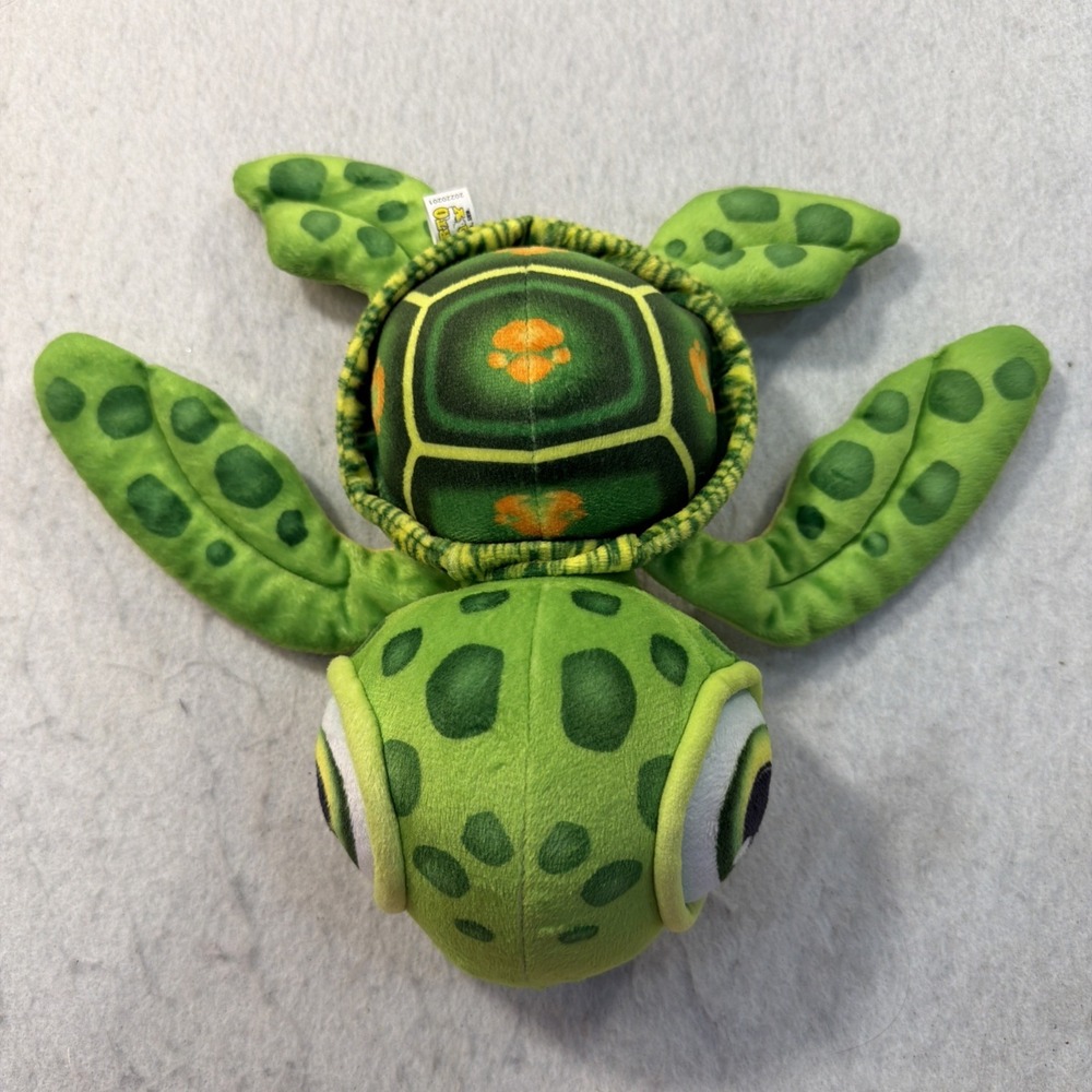 Curto Toy Plush Green Sea Turtle Stuffed Animal Toy 10-Inch